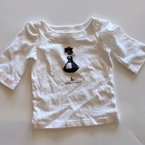 Jamie and Jack graphic tee.  6-12 mo.